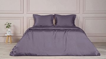 Комплект постельного белья без простыни Tencel Аметистовый
